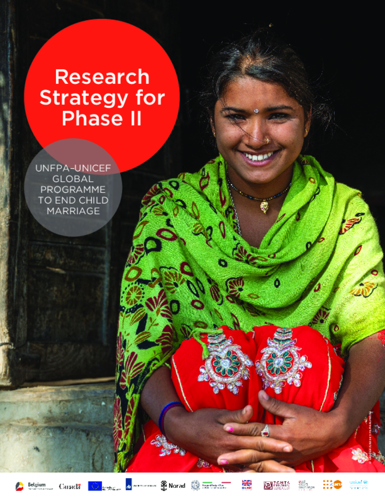 Research Strategy for Phase II: The UNFPA–UNICEF Global Programme to End Child Marriage