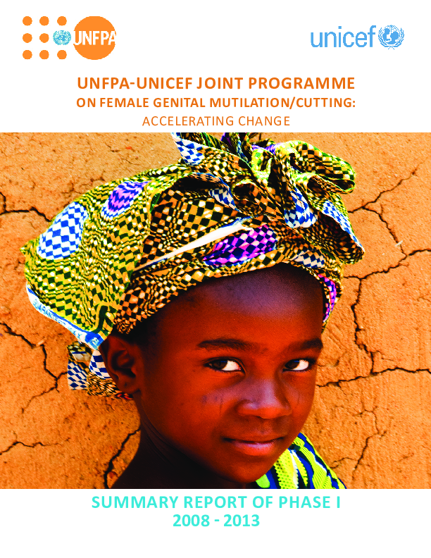 2013 Annual Report of FGM Joint Programme: Accelerating Change