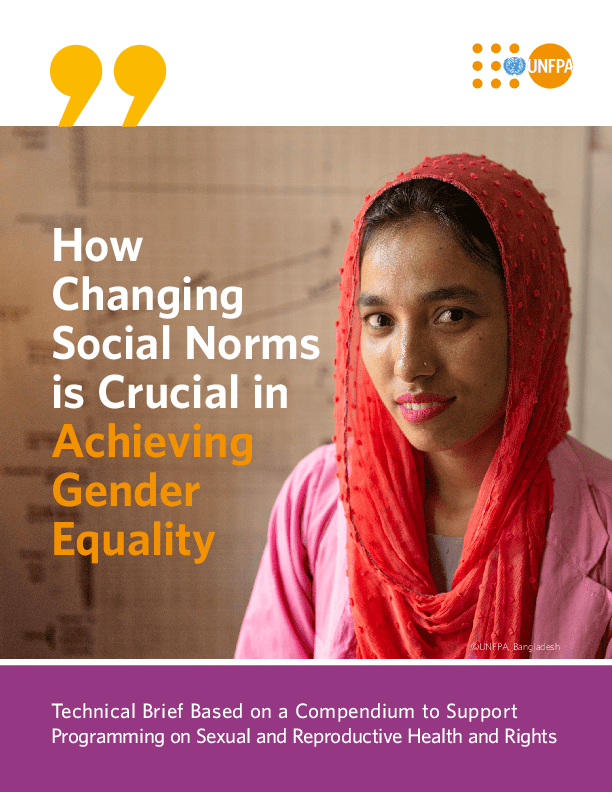 How Changing Social Norms is Crucial in Achieving Gender Equality