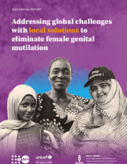 2023 Annual Report of FGM Joint Programme: Addressing global challenges with local solutions to eliminate female genital mutilation 