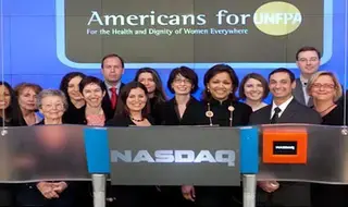 Ringing the Opening Bell in Recognition of Restored US Support…